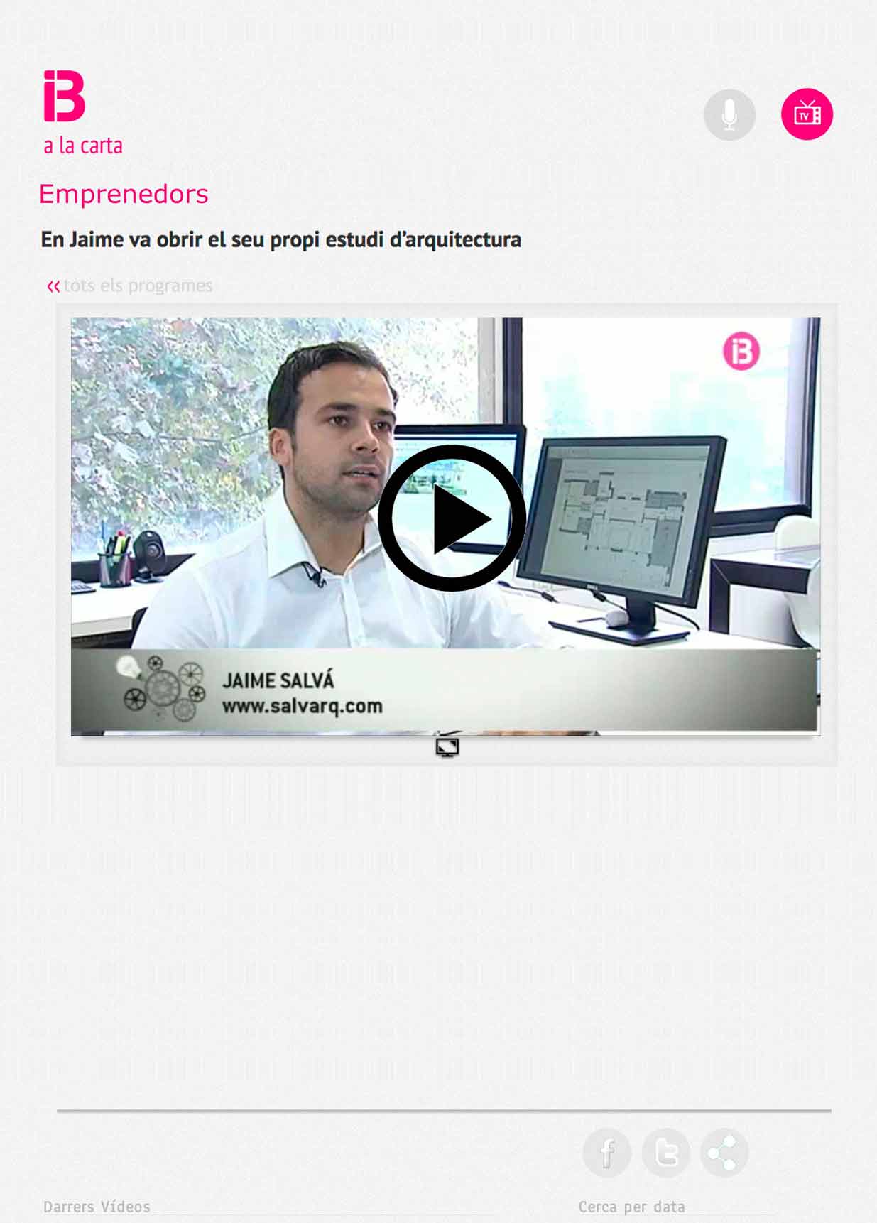 2013.10.06 REPORTAJE EMPRENEDORS. IB3 PORTADA