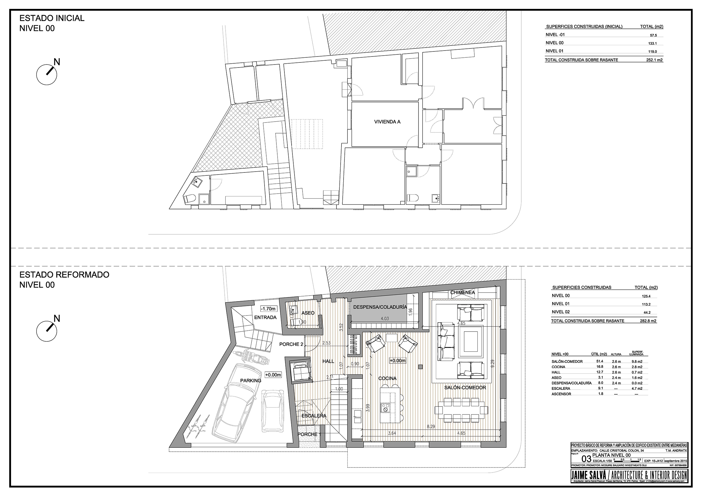 XJ412 2015.09.29 PLANS AND ELEVATIONS CRISTOBAL COLOM Pagina 1