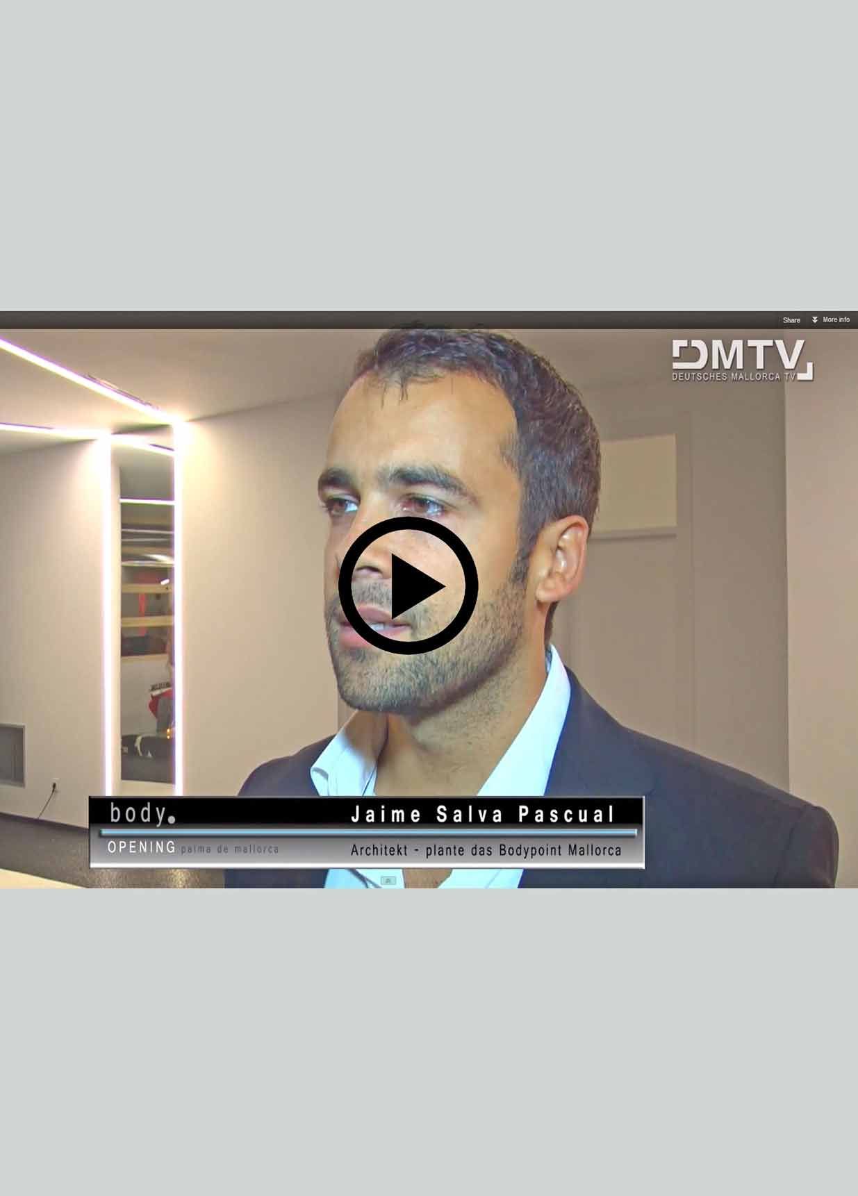 Video-reportaje en cadena alemana D.M.T.V. Inauguración Proyecto de gimnasio “Body Point” by Christian Deerberg